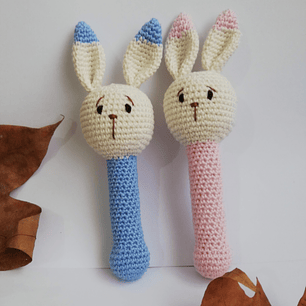 Chocalho Coelho em Croché
