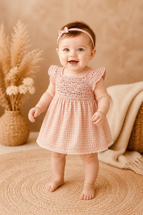Vestido Aurora Rosa Claro 