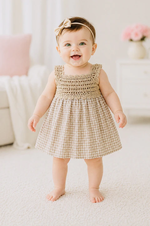 Vestido Penelope Bege 
