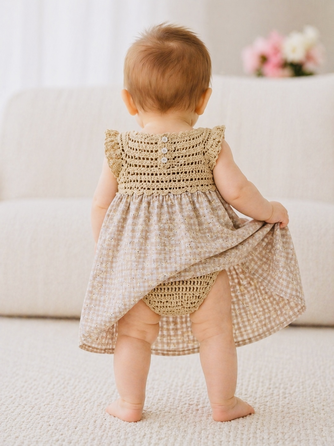 Vestido Penelope Bege  3