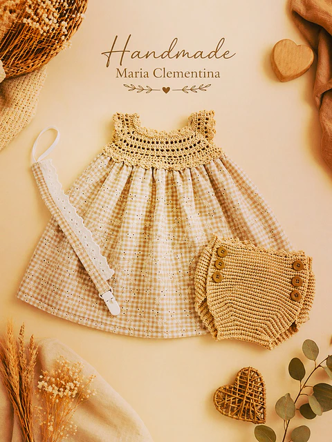 Conjunto Penelope Bege