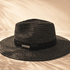 Sombrero Rafia Negro