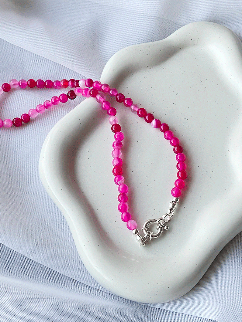 Collar Pilar Fucsia 1