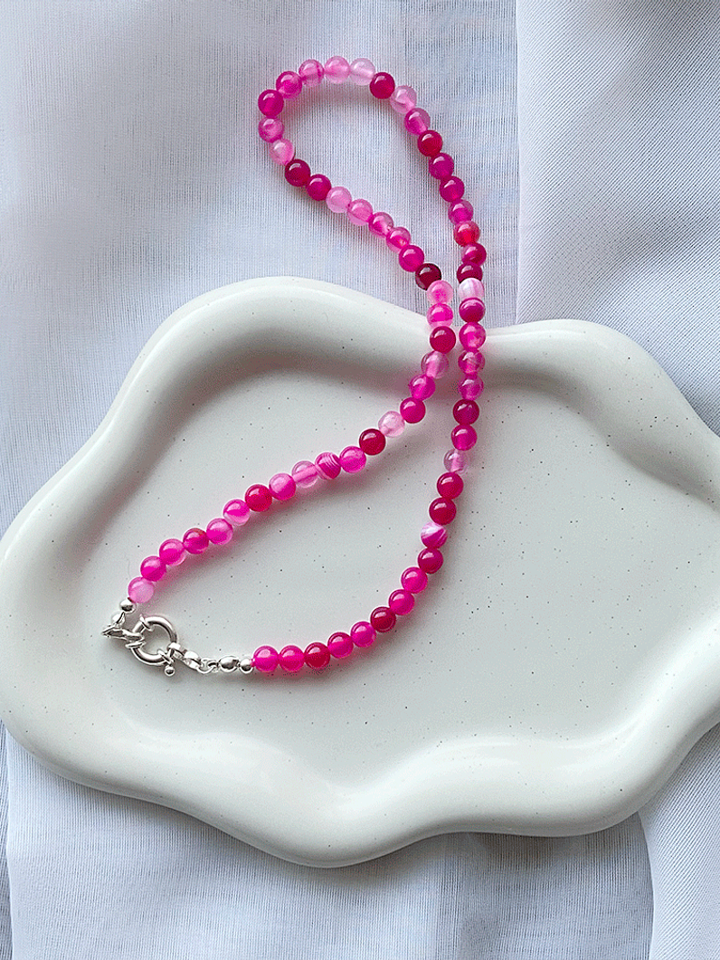 Collar Pilar Fucsia 3