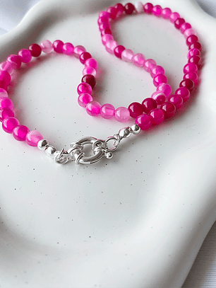 Collar Pilar Fucsia