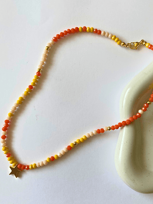 Collar choker estrella