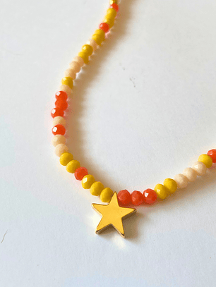 Collar choker estrella