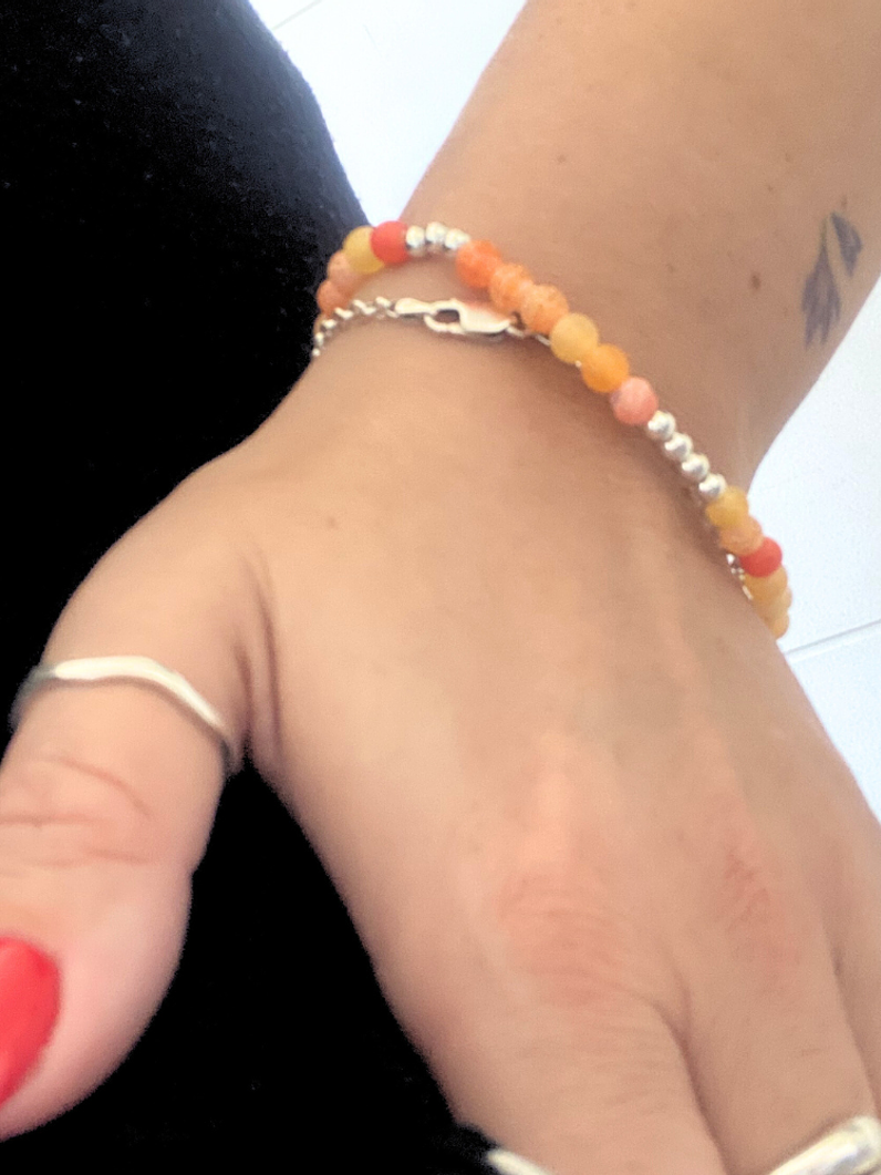 Pulsera Agata Cornalina 2