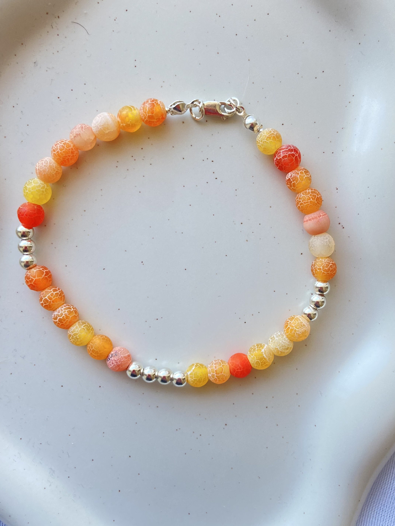 Pulsera Agata Cornalina 3