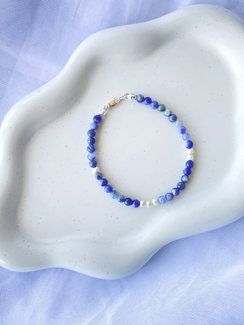 Pulsera Lapislázuli  1