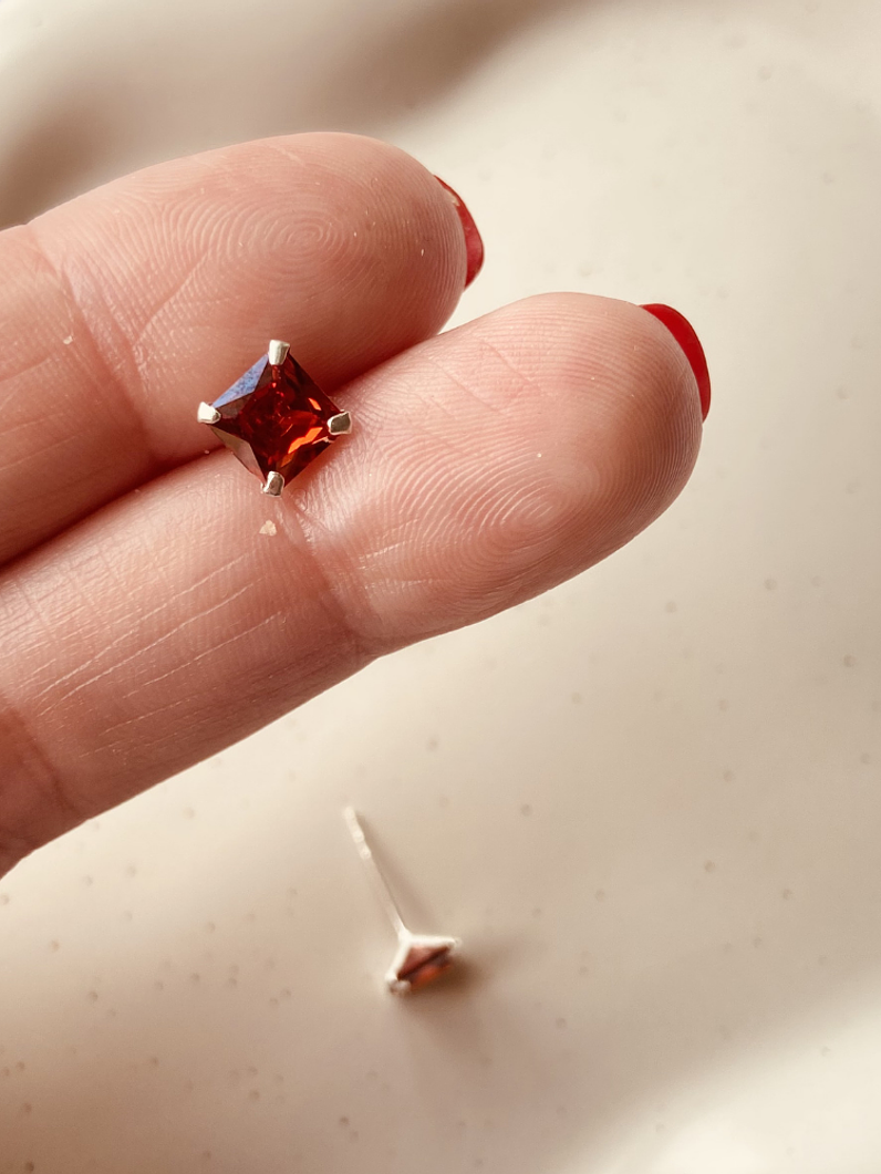 Aro circón granate  2