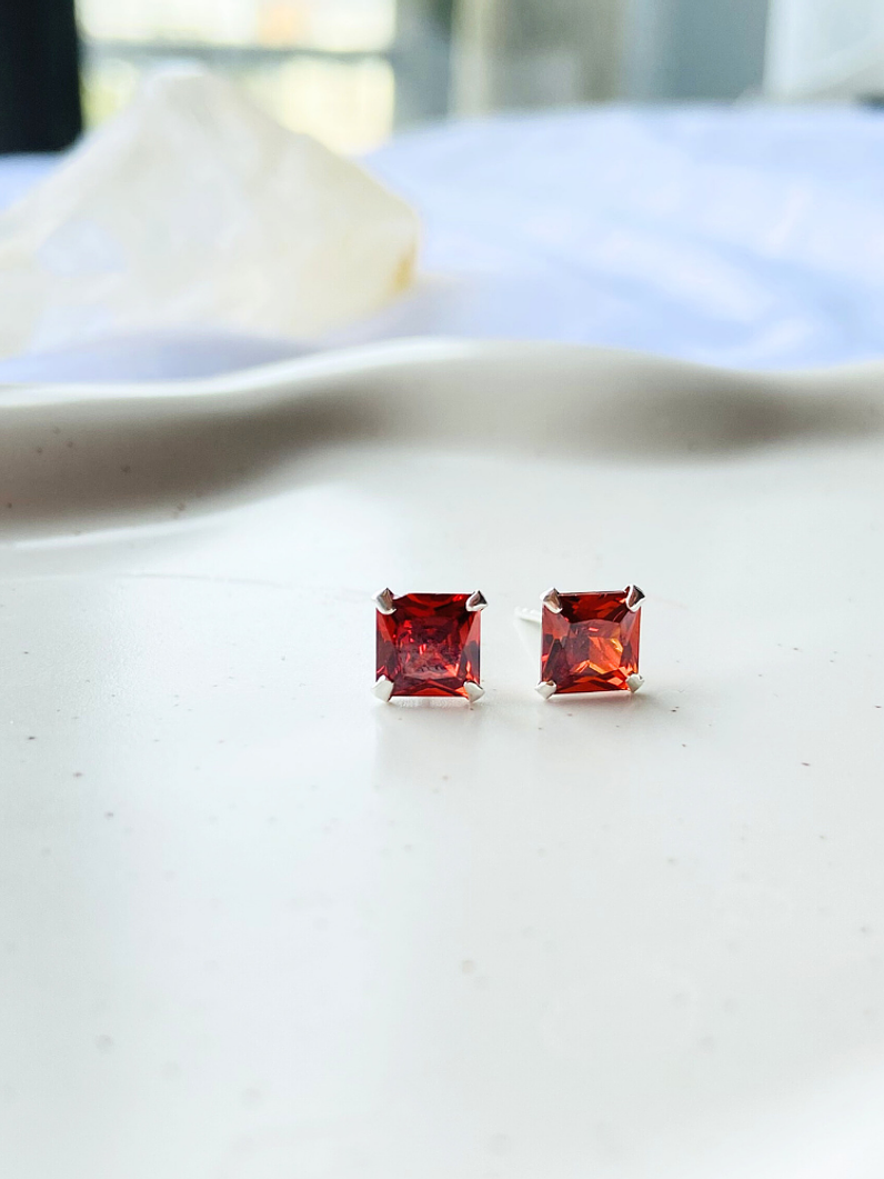 Aro circón granate  1