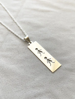 Collar huellas de amor