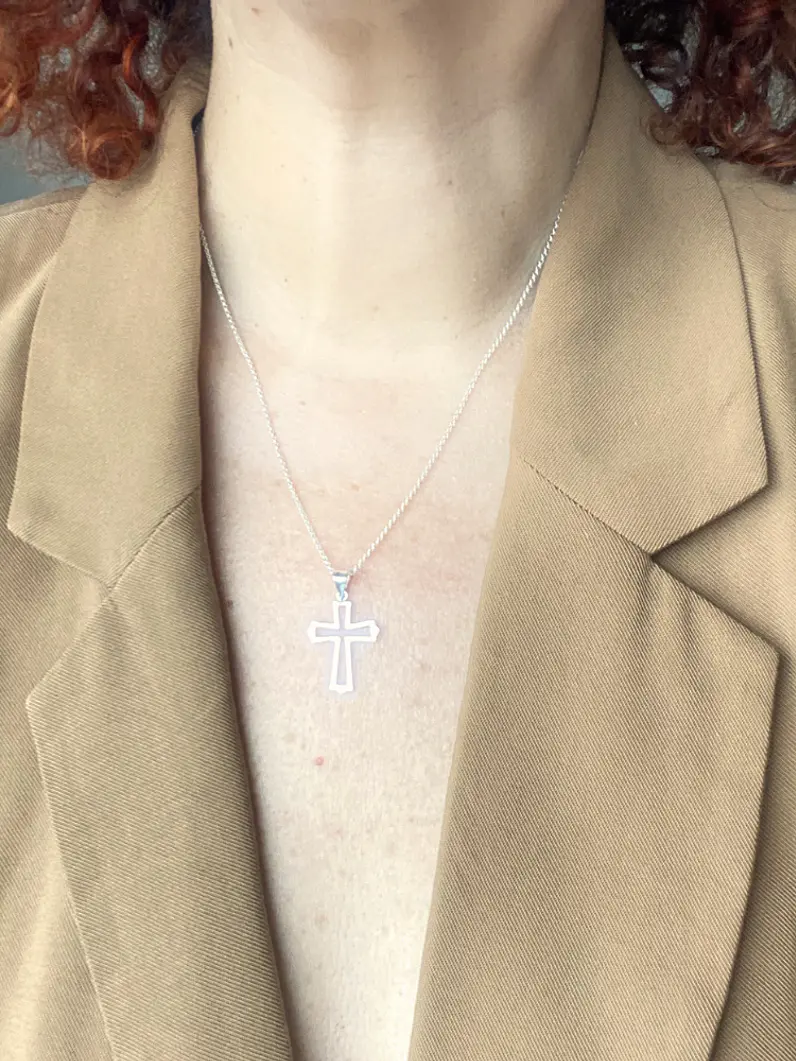 Collar Cruz Calada 2