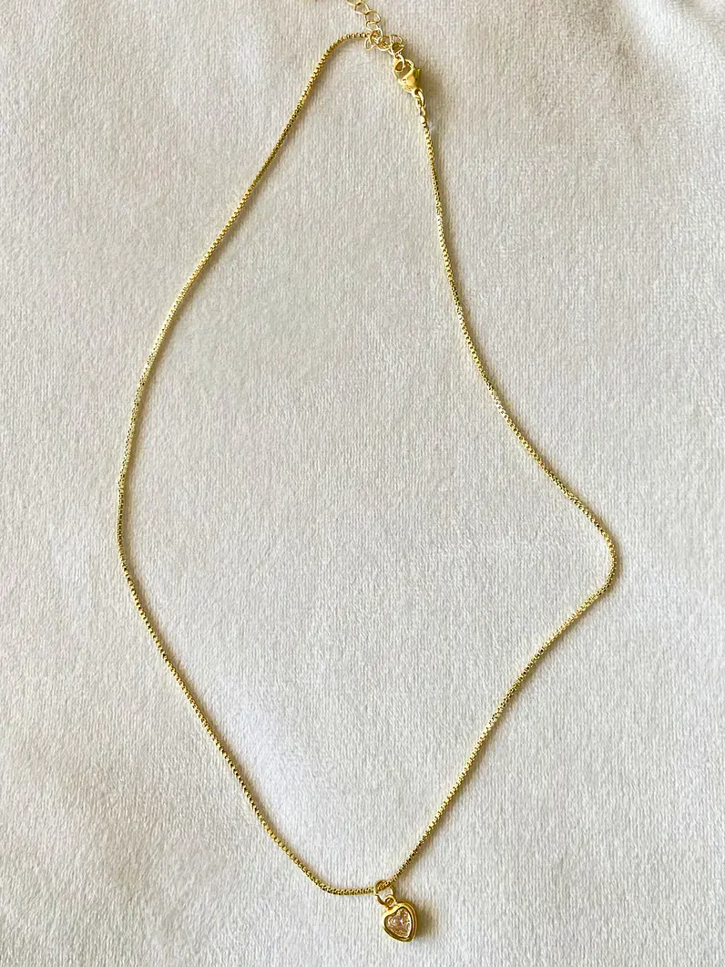 Collar Love Punto de Luz Dorado 5