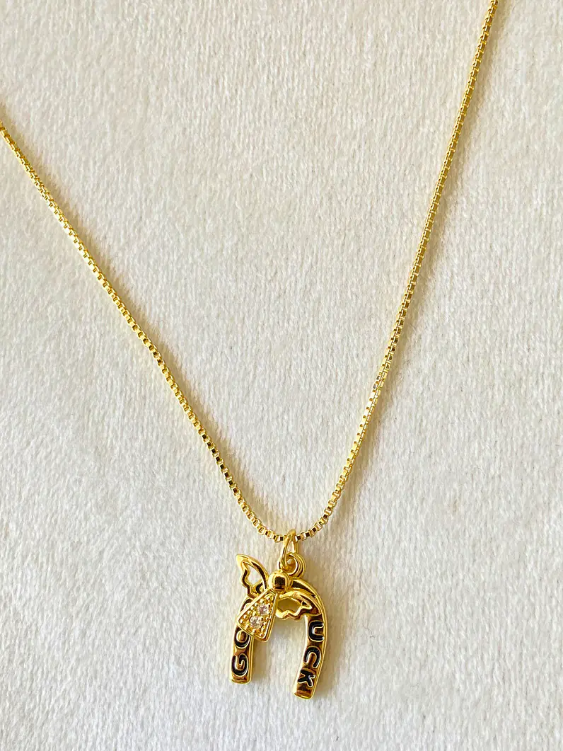 Collar Ángel Guardián con Herradura 1