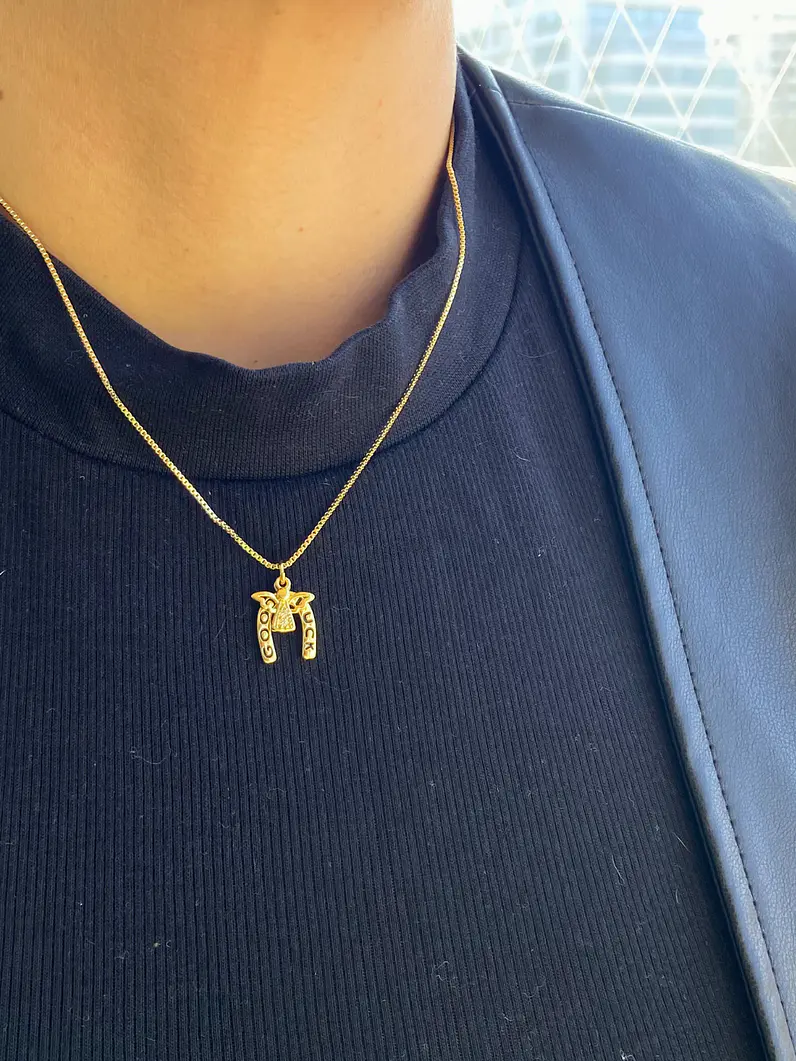 Collar Ángel Guardián con Herradura 4