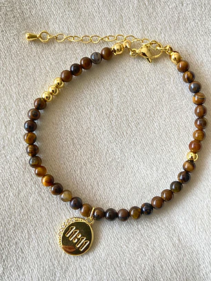 Pulsera 11:11 ojo de tigre