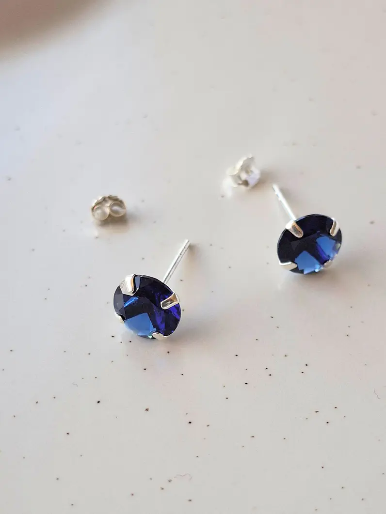 Aros circones azules 2