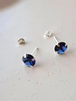 Aros circones azules - Miniatura 2
