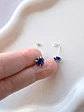 Aros circones azules - Miniatura 3