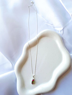 Set de Plata 925 con Flores 