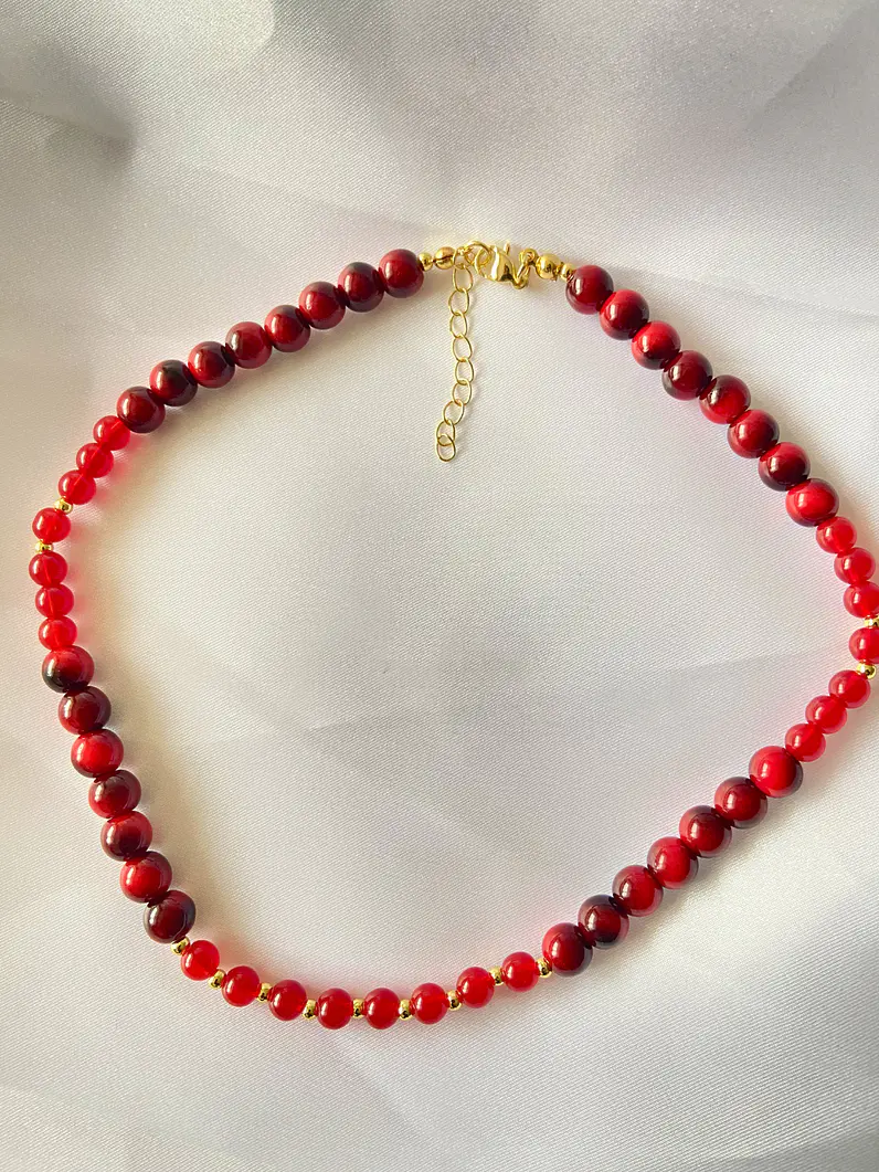 Collar red gold 1