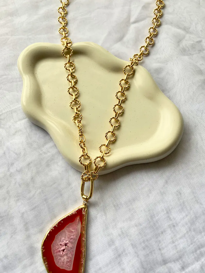 Collar Ágata Roja 3