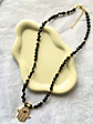 Collar Fátima Obsidiana - Miniatura 1