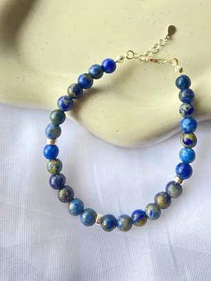 Pulsera Lapislázuli Plata 925