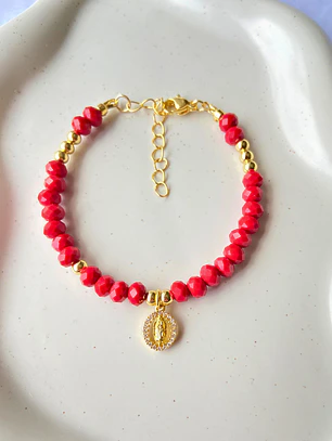 Pulsera virgen protección