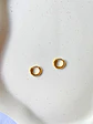 Mini argollas gold - Miniatura 1