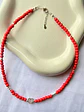 Choker Ágata Roja y Corazón - Miniatura 1