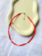 Choker Ágata Roja y Corazón - Miniatura 3