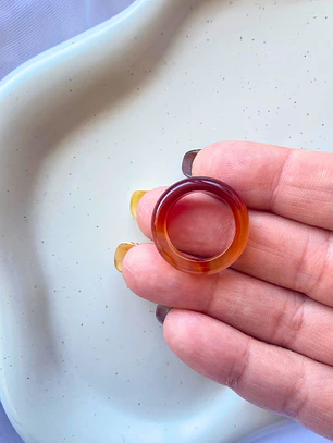 Anillo Agata Roja