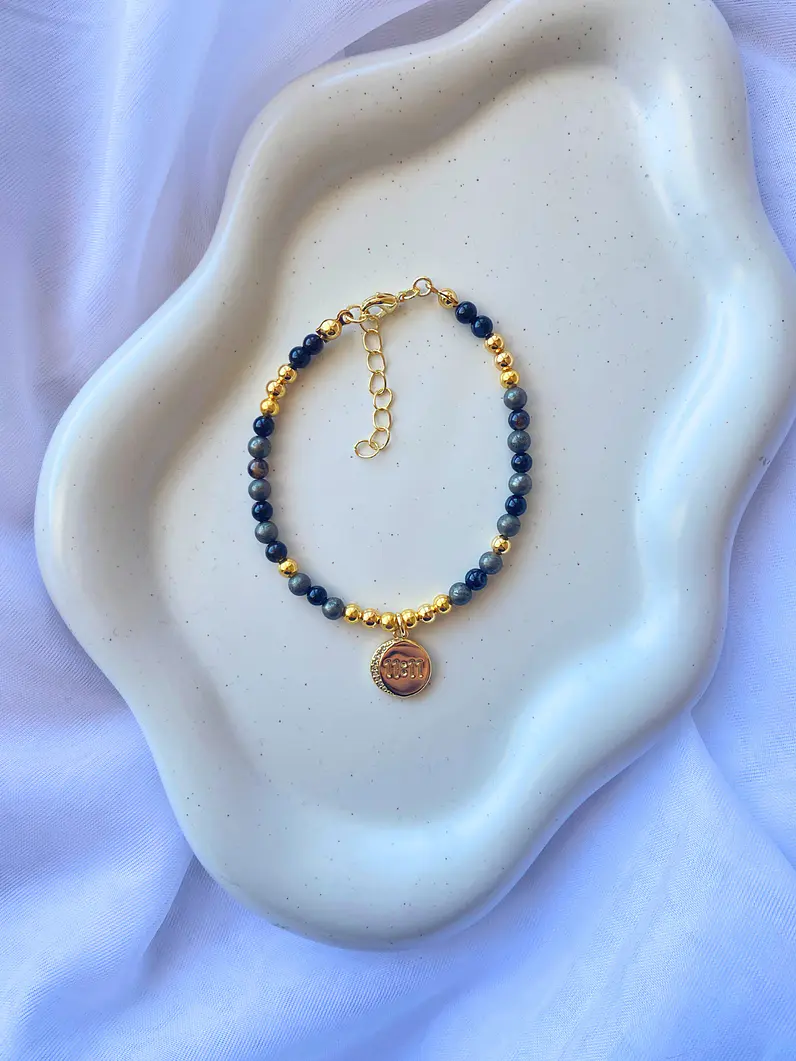 Pulsera 11:11 Ónix Pirita 3