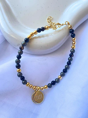 Pulsera 11:11 Ónix Pirita