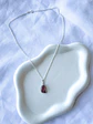 Collar Rubí Plata - Miniatura 2