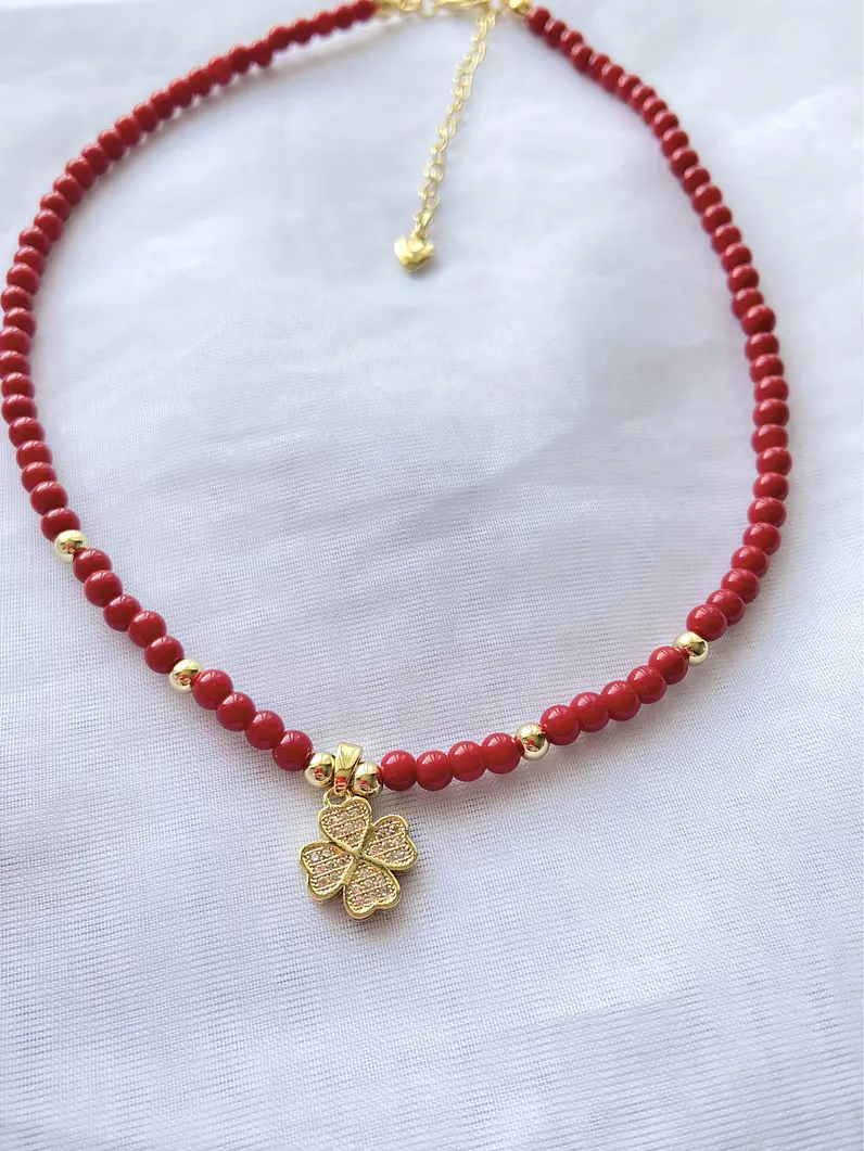 Choker Jade Rojo 2