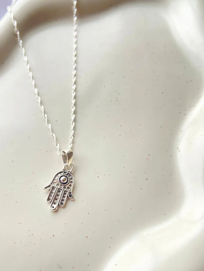 Collar Mano de Fátima | Plata 925 3