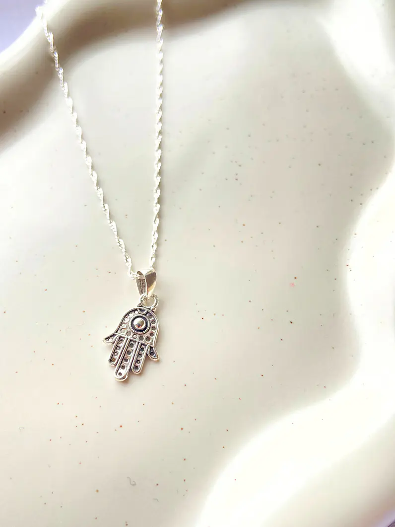 Collar Mano de Fátima | Plata 925 4