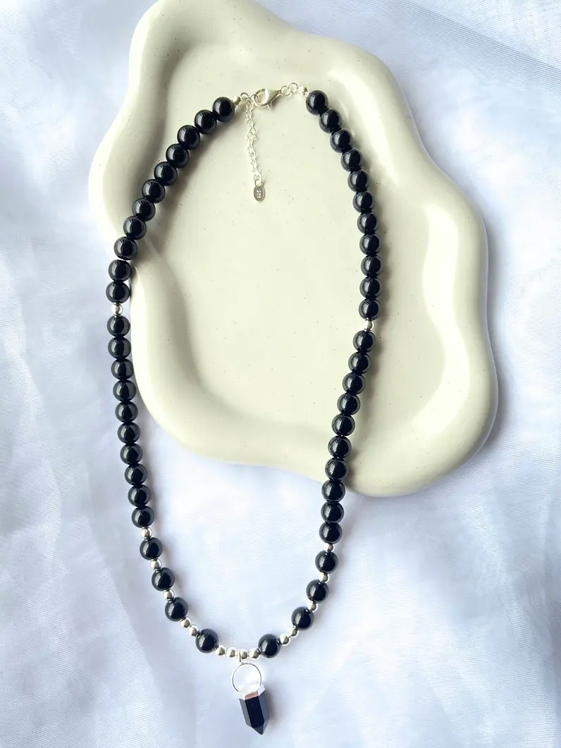 Collar Onix Hematita 2