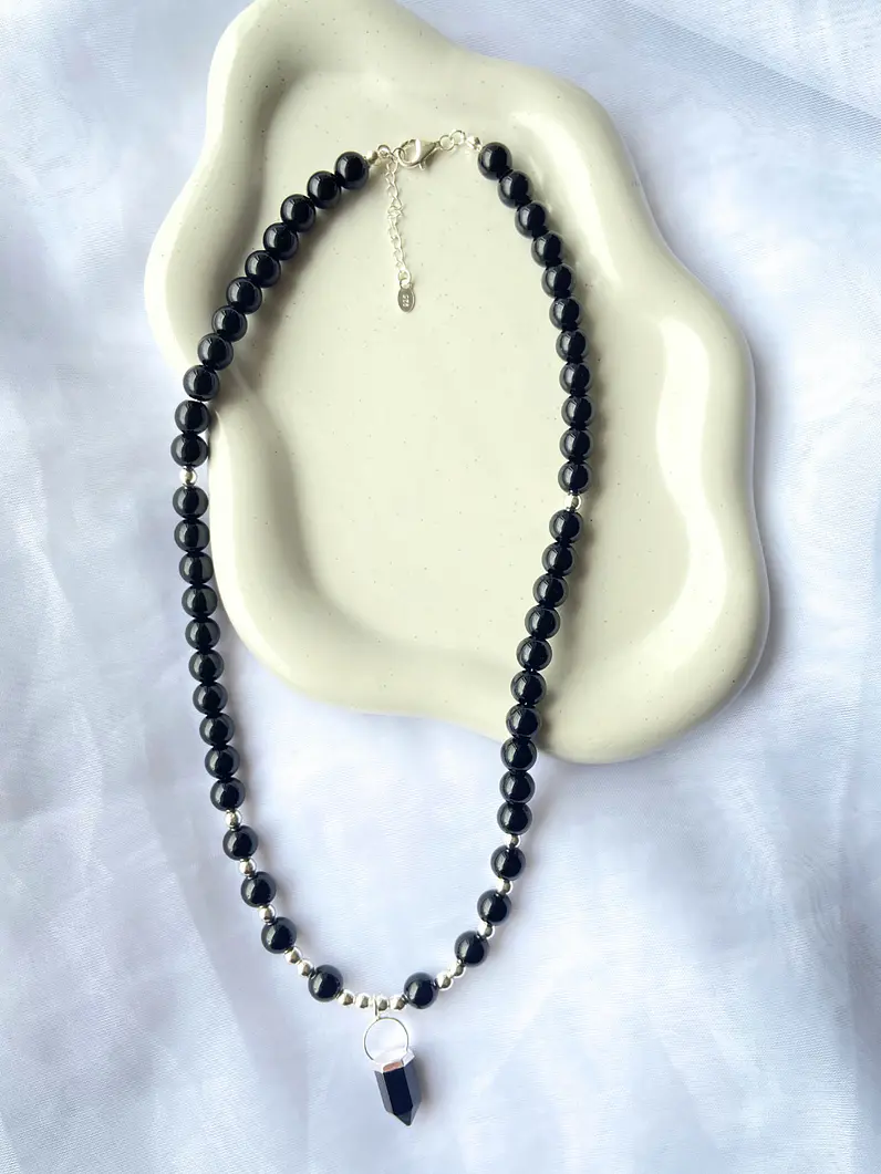 Collar Onix Hematita 3