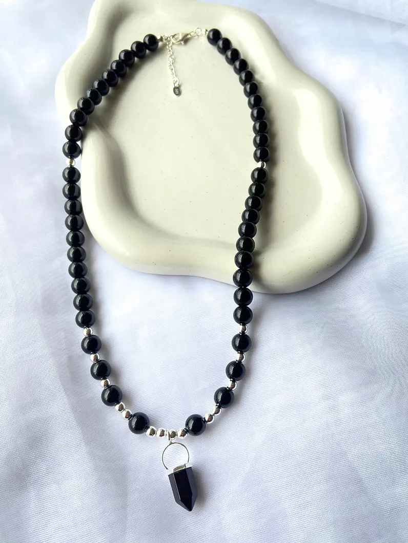 Collar Onix Hematita 4
