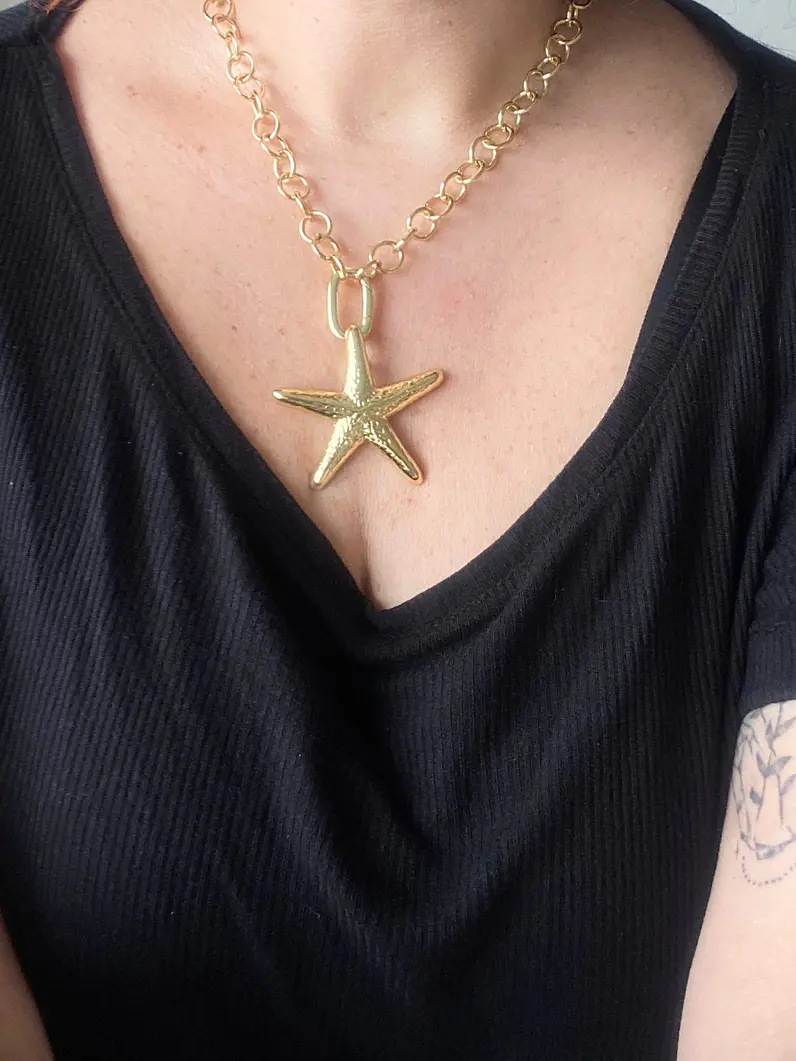 Collar estrella chunky 3