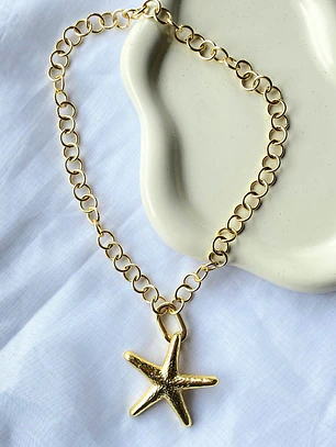 Collar estrella chunky