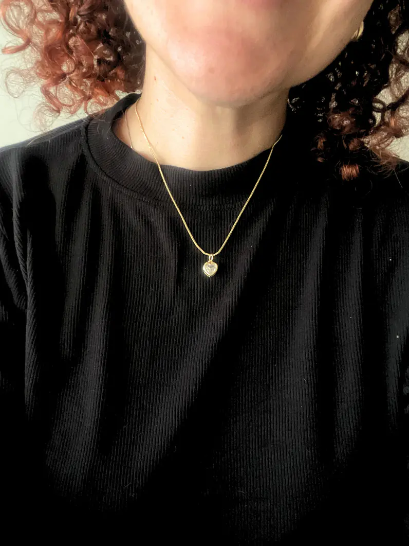 Collar Punto de luz love 3