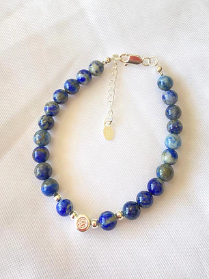 Pulsera Lapislázuli Luz Plata 925