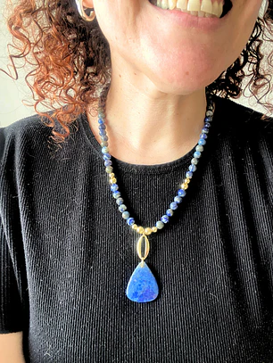 Collar Lapislázuli XL