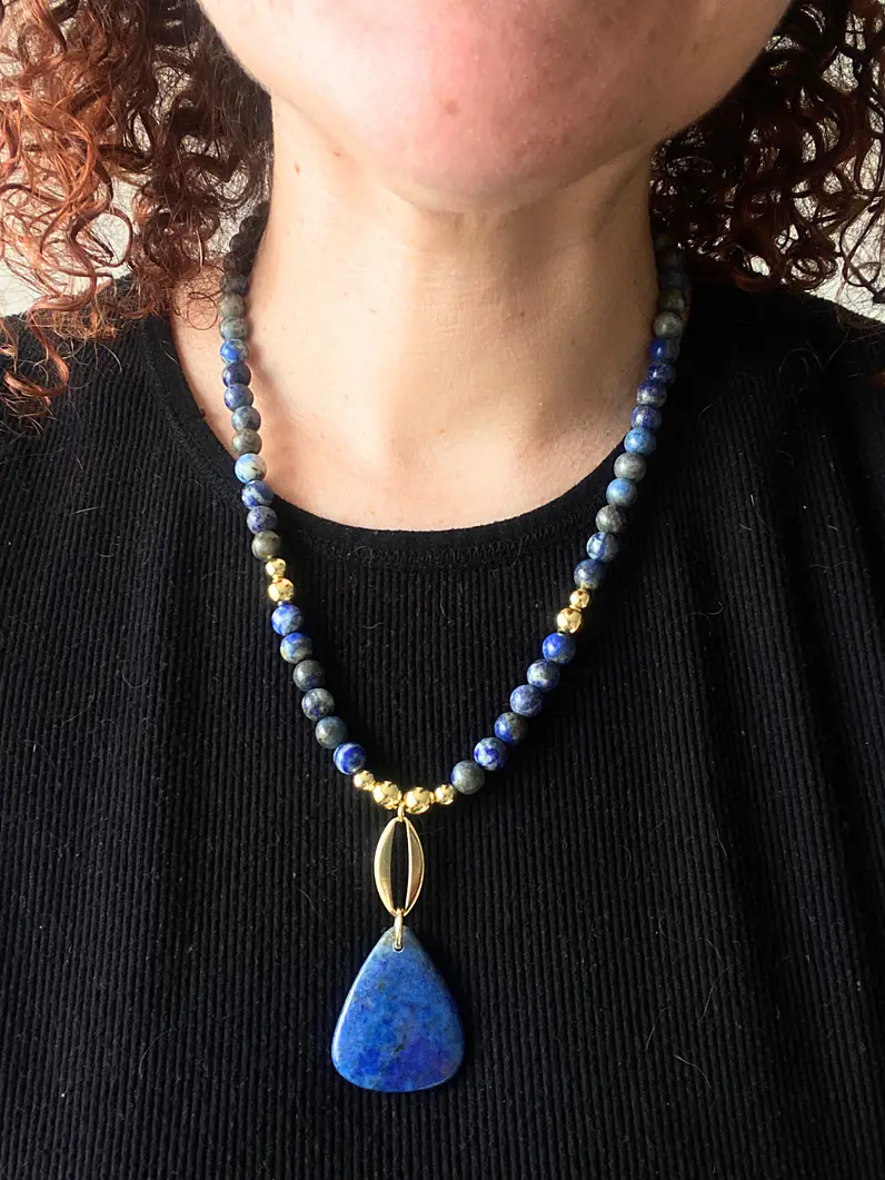 Collar Lapislázuli XL 5